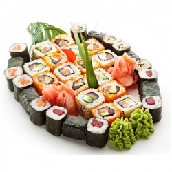 40 stk. gourmet-sushi tilberedt af tidligere Michelin-sushi kok hos Kanagawa