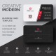 Visitkort- Kreativ, moderne og professionelt business kort design